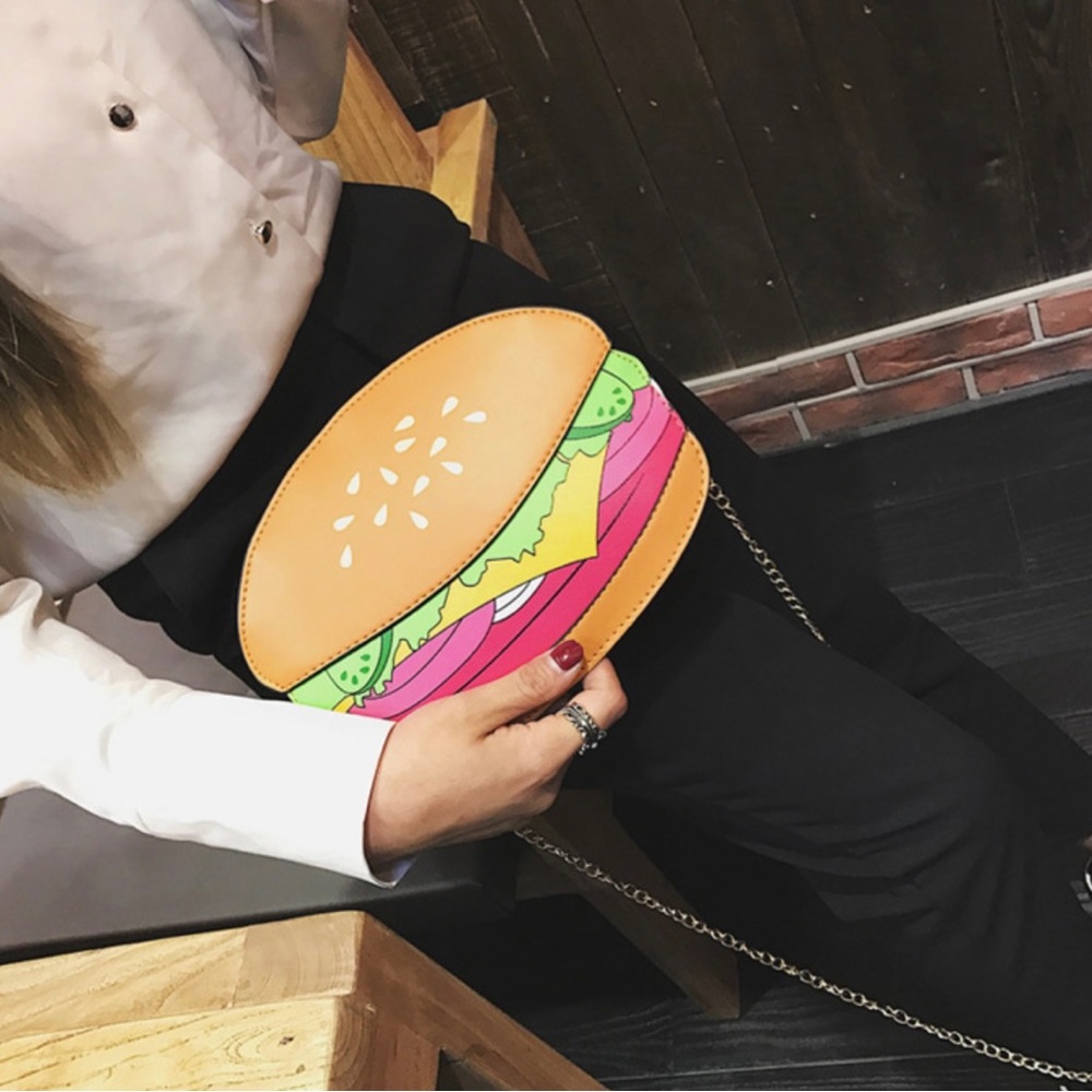 Burger crossbody bag